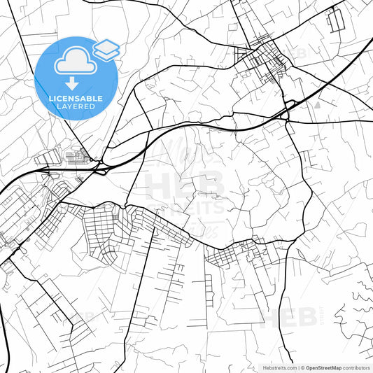 Layered PDF map of Marratxí, 7141, Spain