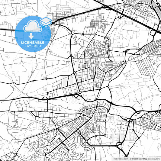 Layered PDF map of Alaquàs, 46970, Spain