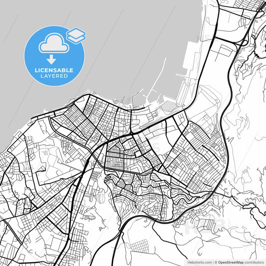 Layered PDF map of İskenderun, Hatay, Turkey