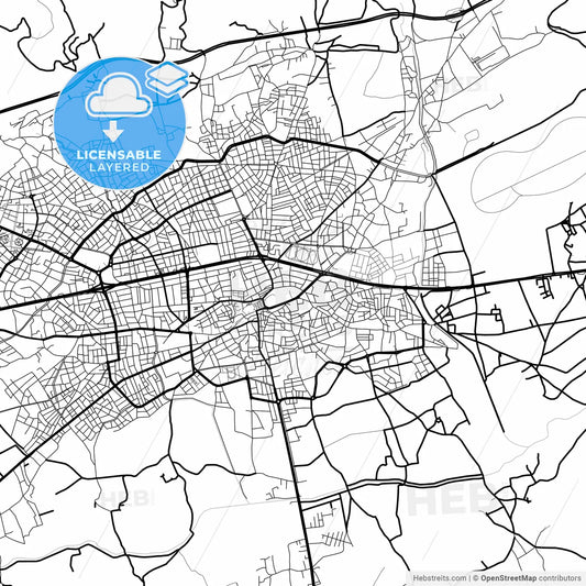 Layered PDF map of Bolu, Bolu, Turkey