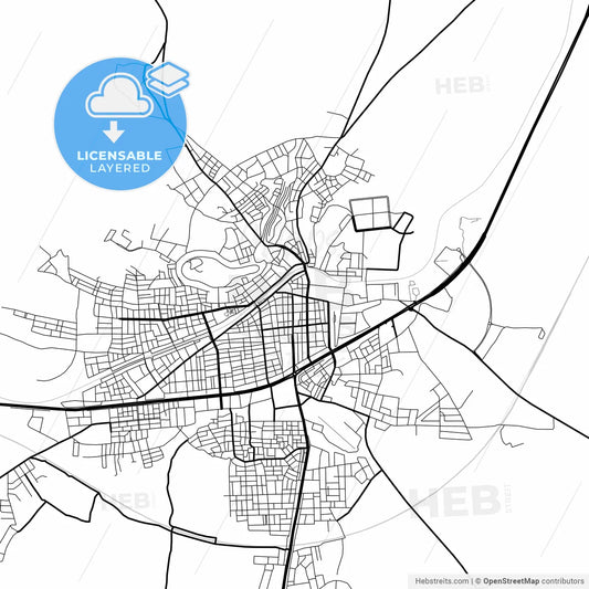 Layered PDF map of Polatlı, Ankara, Turkey