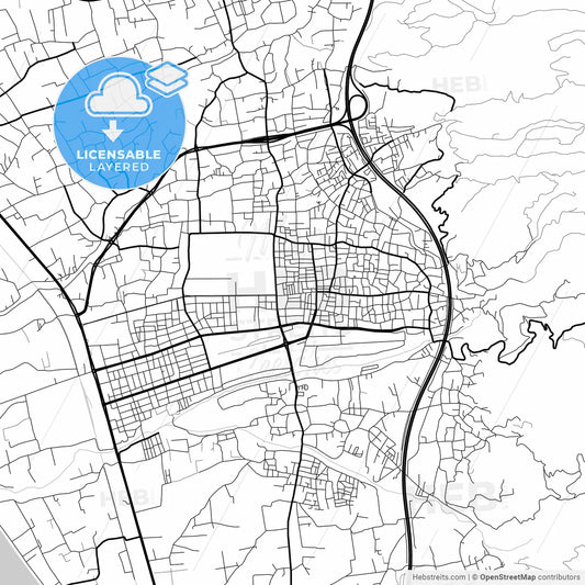 Layered PDF map of Dörtyol, Hatay, Turkey