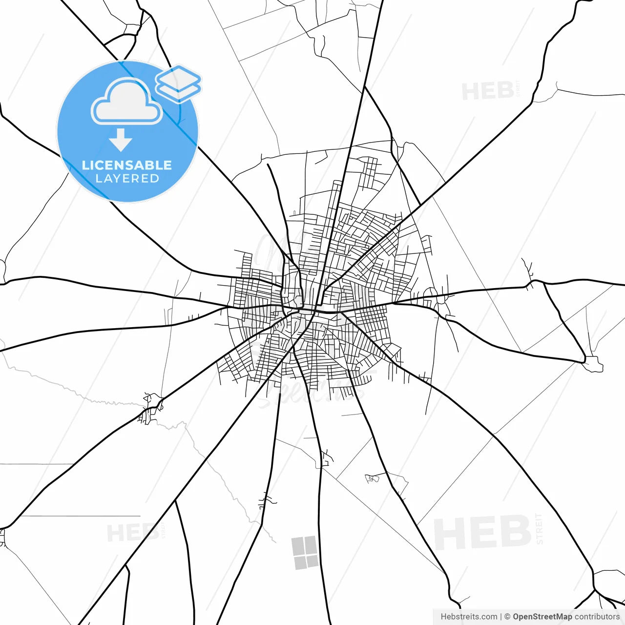 Layered PDF map of Suruç, Şanlıurfa, Turkey
