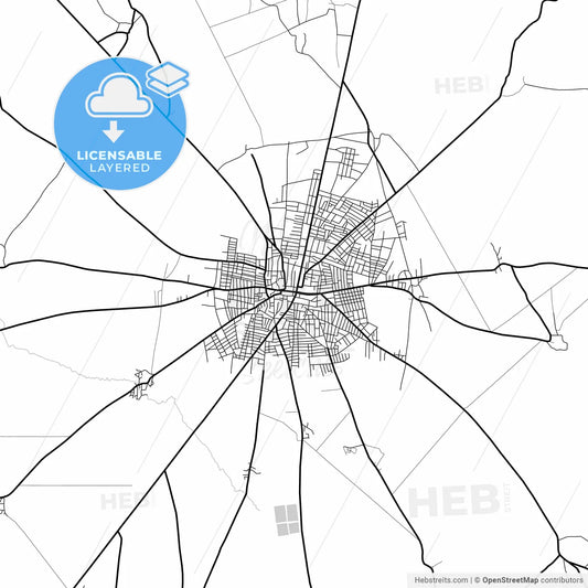 Layered PDF map of Suruç, Şanlıurfa, Turkey