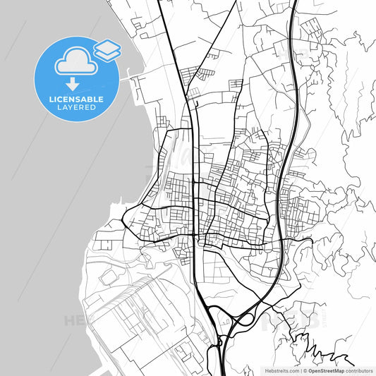 Layered PDF map of Payas, Hatay, Turkey