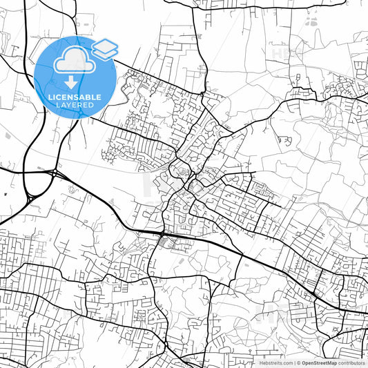 Layered PDF map of Rayleigh, East of England, England