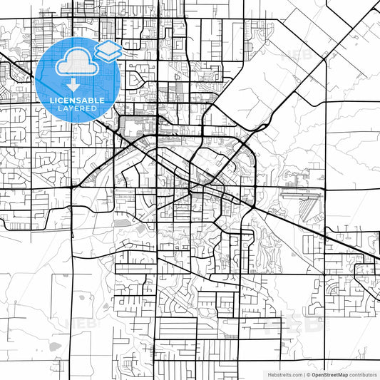 Layered PDF map of Langley, British Columbia, Canada