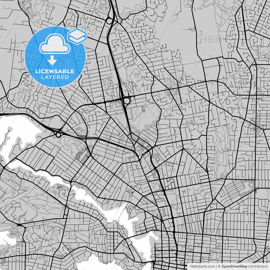 Layered PDF map of Saanich, British Columbia, Canada
