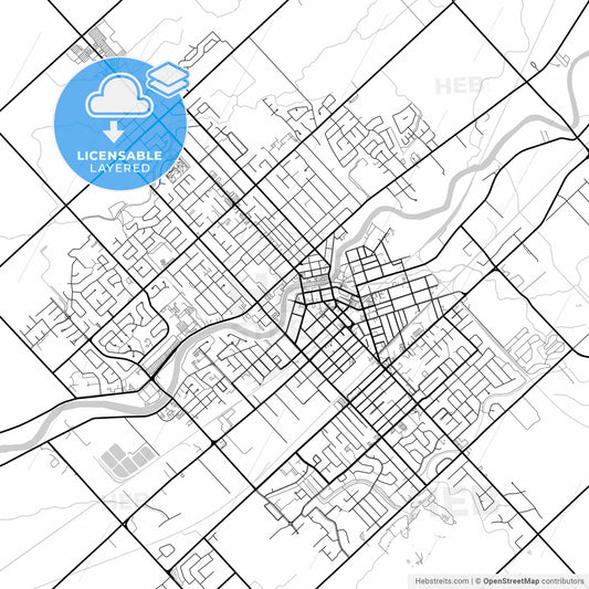 Layered PDF map of Chatham-Kent, Ontario, Canada