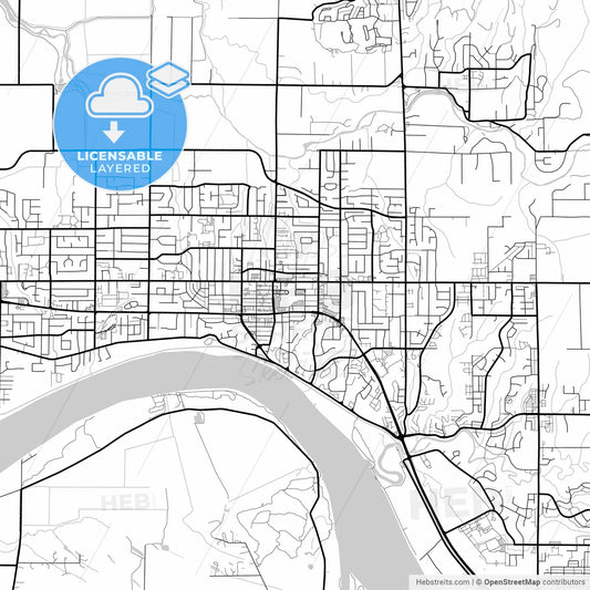 Layered PDF map of Maple Ridge, British Columbia, Canada
