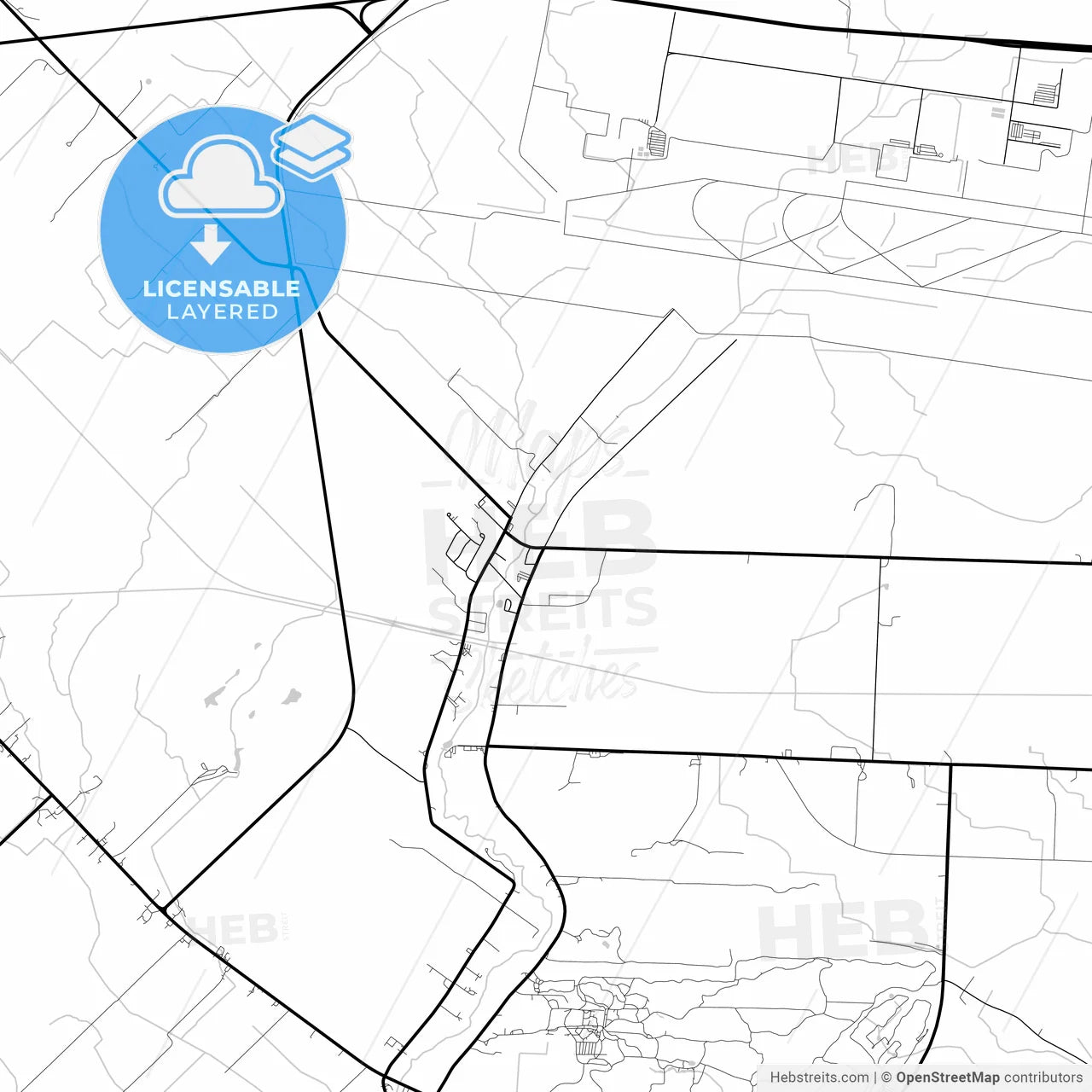 Layered PDF map of Mirabel, Quebec, Canada