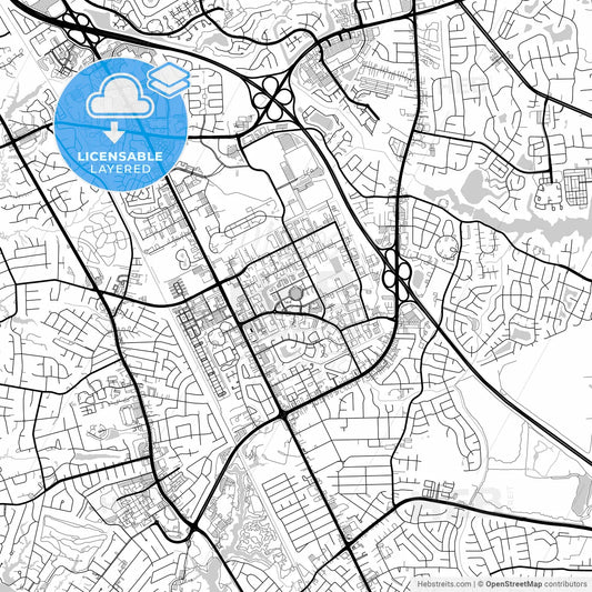 Layered PDF map of Newport News, Virginia, United States
