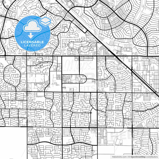 Layered PDF map of Surprise, Arizona, United States