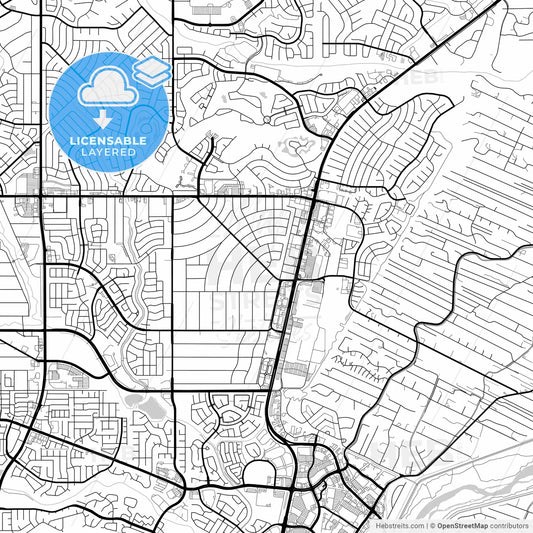 Layered PDF map of Rio Rancho, New Mexico, United States