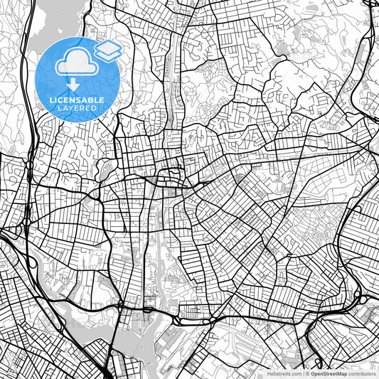 Layered PDF map of Malden, Massachusetts, United States