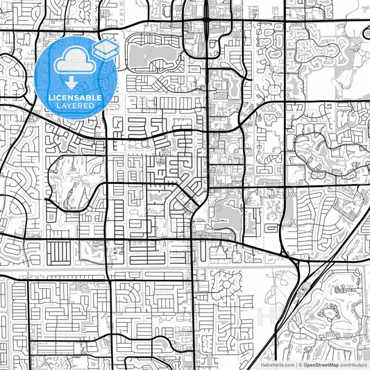 Layered PDF map of Margate, Florida, United States