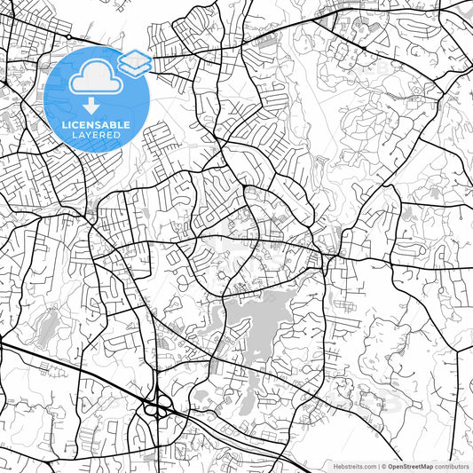 Layered PDF map of Weymouth Town, Massachusetts, United States