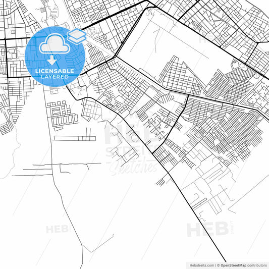 Layered PDF map of Alto Barinas, Venezuela