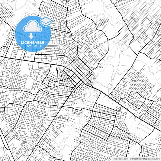 Layered PDF map of Capiata, Paraguay