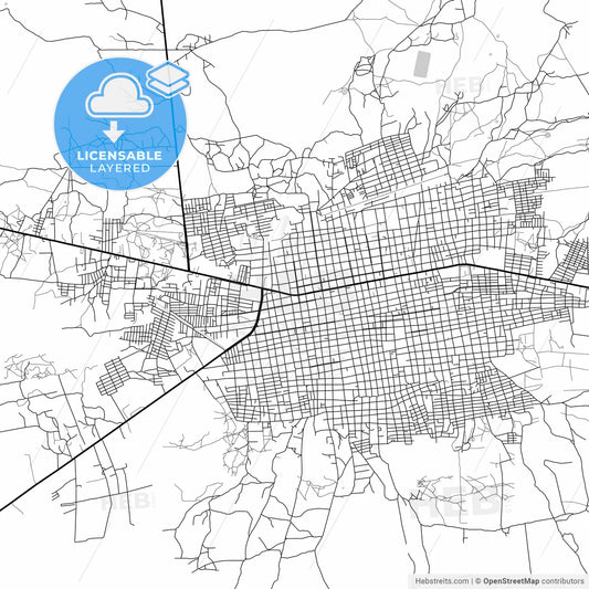 Layered PDF map of Maicao, Colombia
