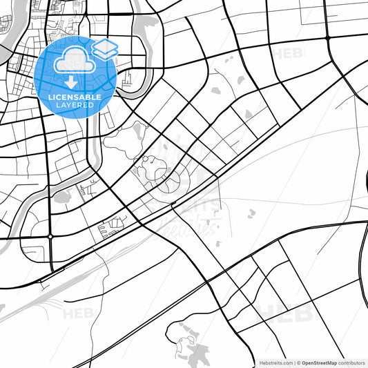 Layered PDF map of Lu an, Anhui, China