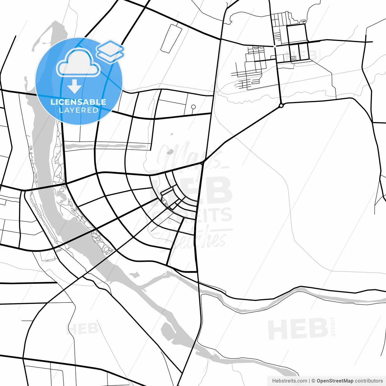 Layered PDF map of Liaoyang, Liaoning, China