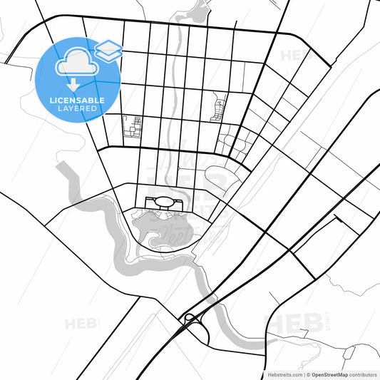 Layered PDF map of Tieling, Liaoning, China