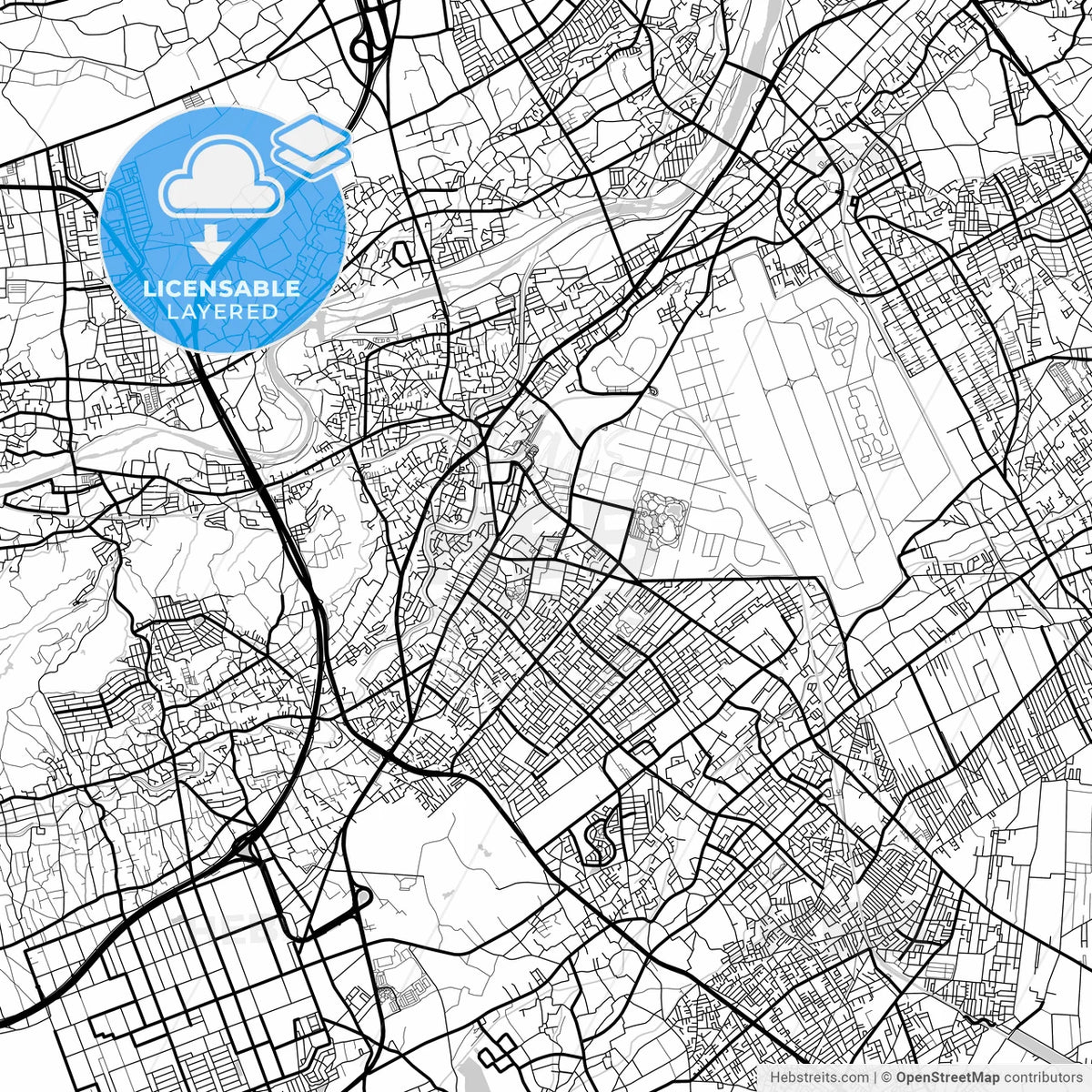 Layered Pdf Map Of Iruma Saitama Japan HEBSTREITS layered-pdf-map-of-iruma-saitama-japan-hebstreits