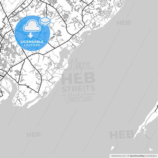 Layered PDF map of Lapu‑Lapu, Cebu, Philippines