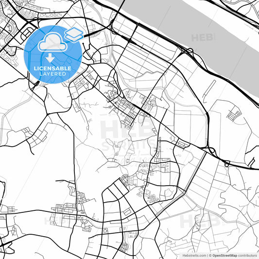 Layered PDF map of Gimpo, Gyeonggi, South Korea