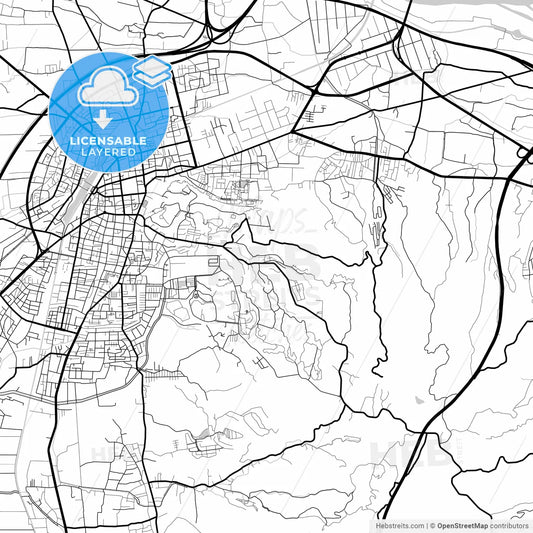 Layered PDF map of Changhua, Changhua, Taiwan