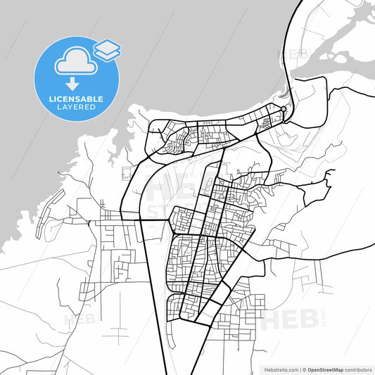 Layered PDF map of Al-Thawrah, Syria