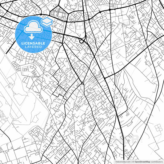 Layered PDF map of Misratah, Libya