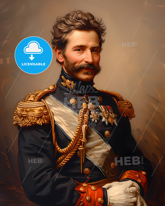 Emperor, Napoleon III, 1808 - 1873, a man in a military uniform
