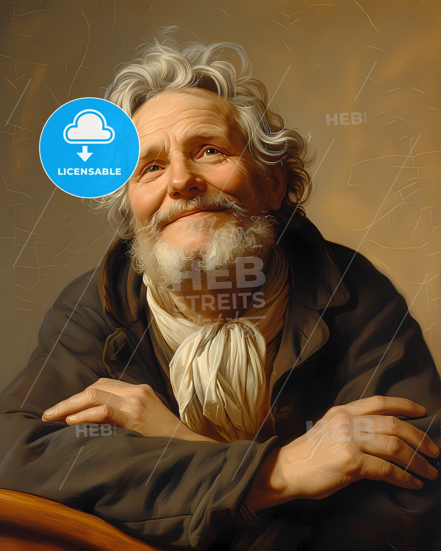 Johann Melchior, Molter, 1696 - 1765, a man with white hair and beard