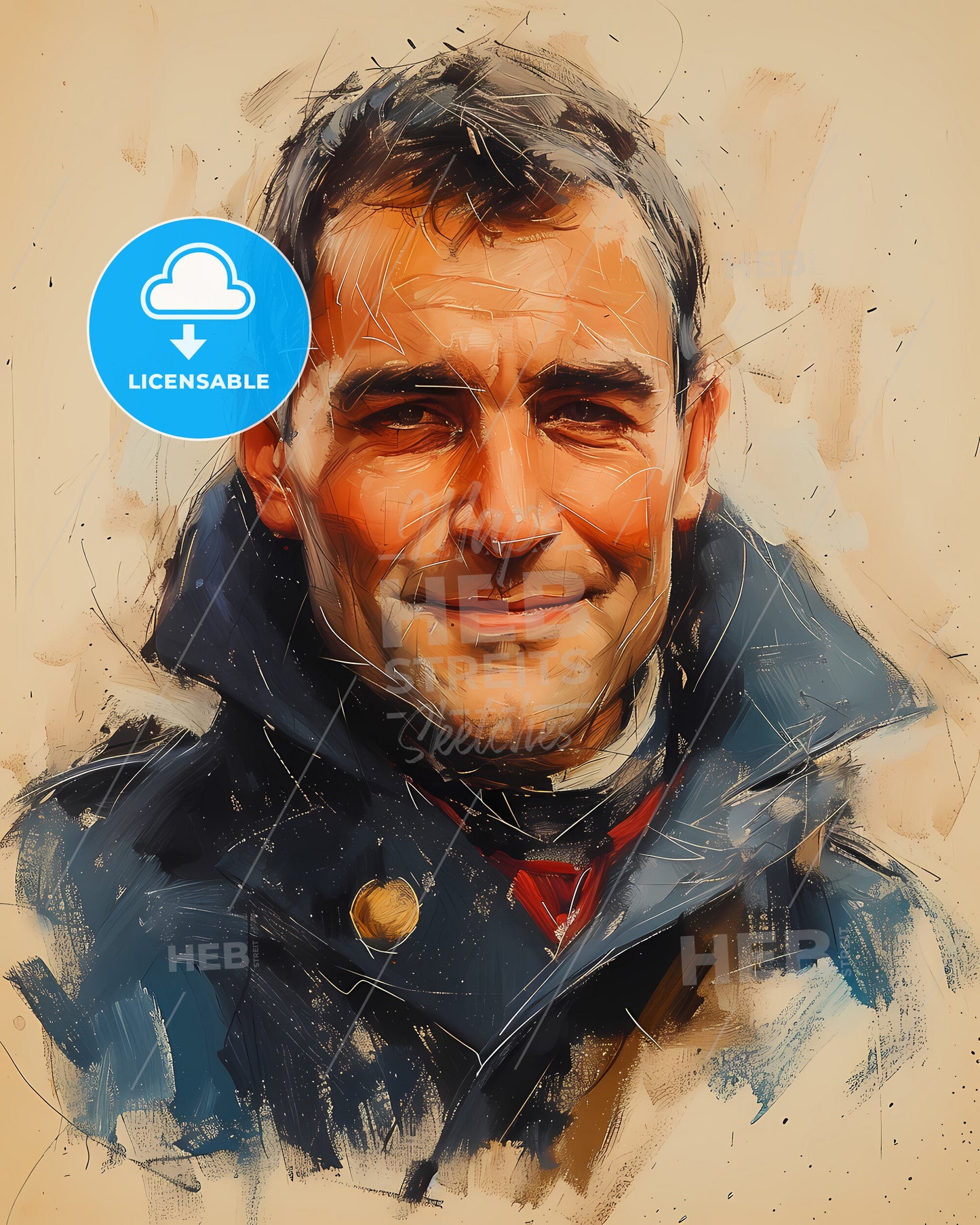 Napoleon, Bonaparte, 1769 - 1821, a man in a coat