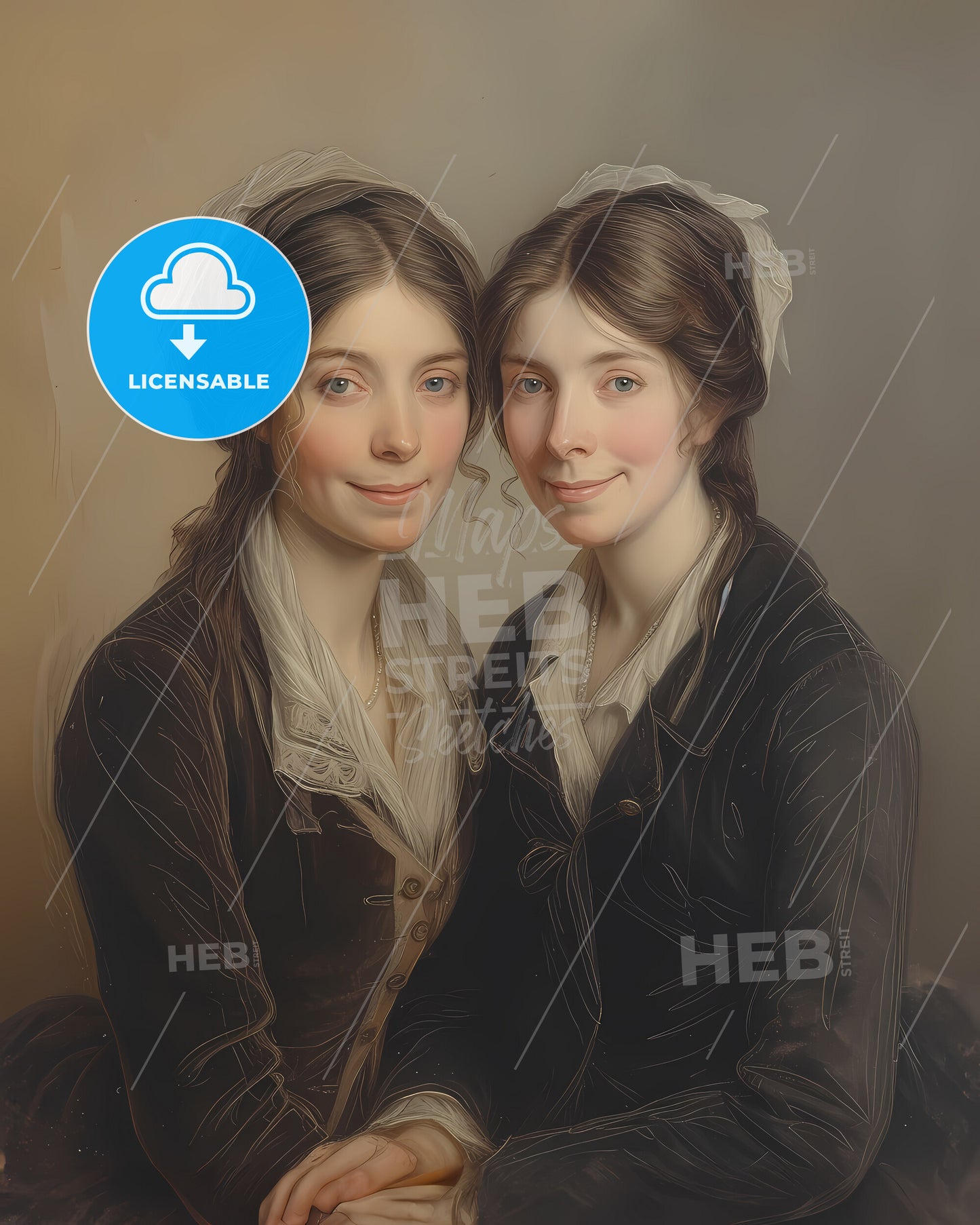 Sarah and Angelina , Grimké, 1792-1873 - 1805-1879, a couple of women posing for a picture