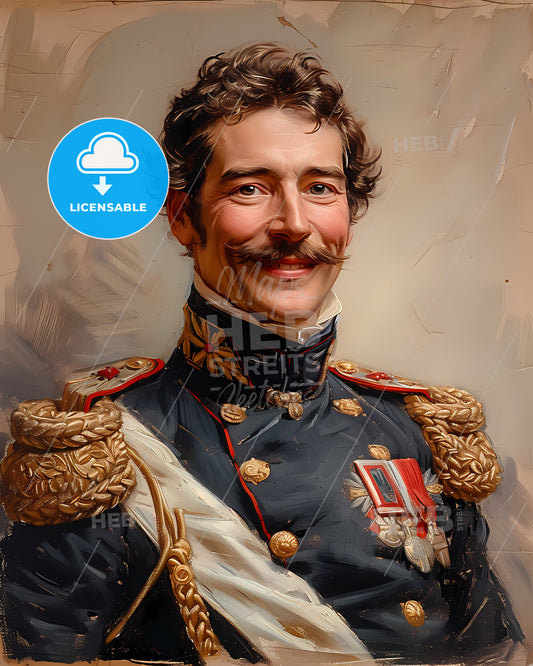 Emperor, Napoleon III, 1808 - 1873, a man in a military uniform