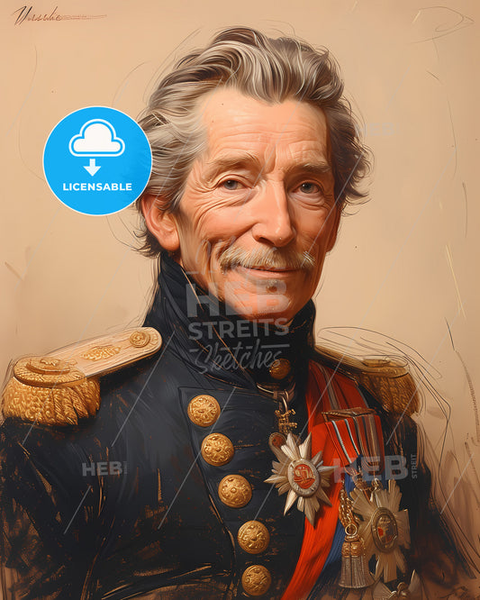 Charles III, Spain, 1716 - 1788, a man in a military uniform