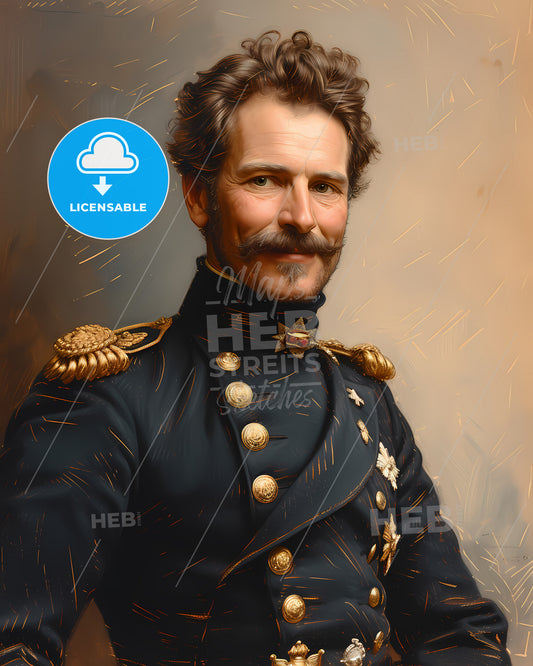 Admiral, Eduard von Capelle, 1855 - 1931, a man in a military uniform