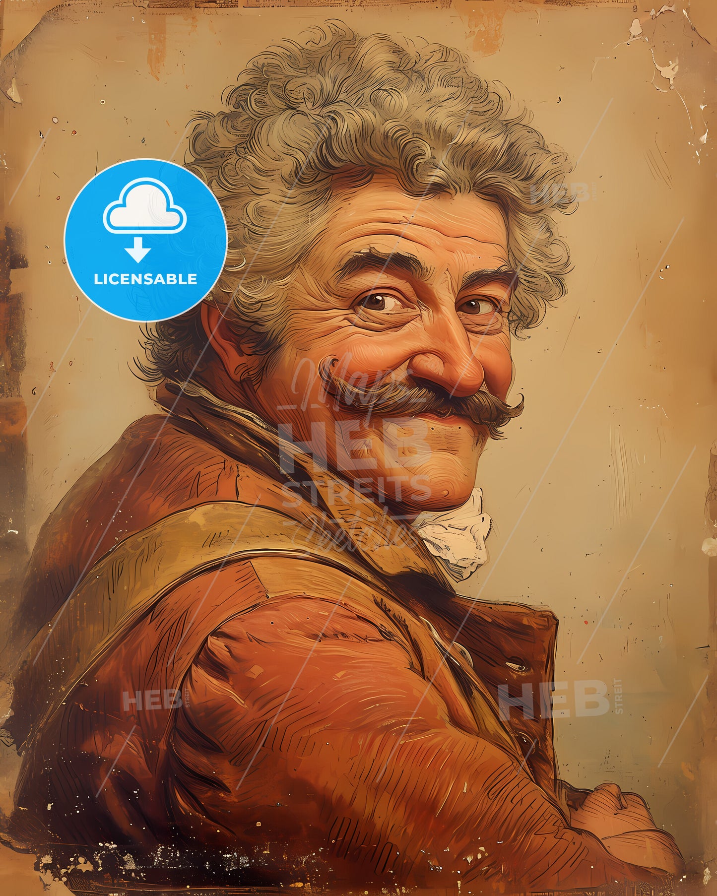 Robert, Boyle, 1627 - 1691, a man with a mustache