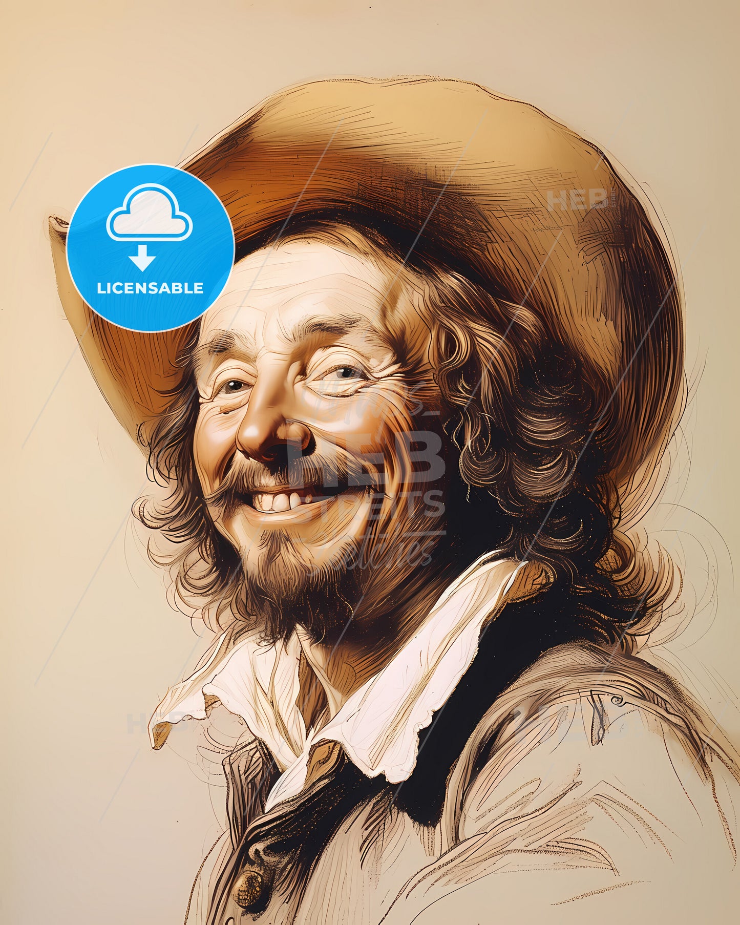 William, Baffin, c. 1584 - 1622, a man wearing a cowboy hat