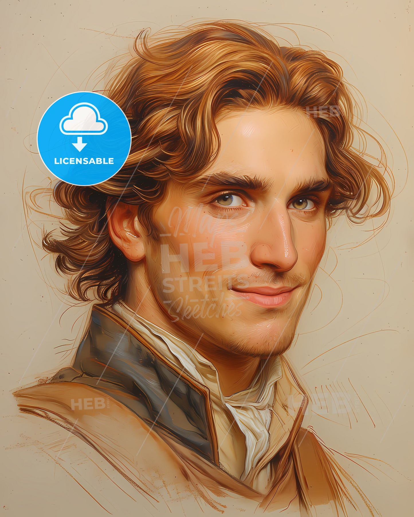 Alexander, the Great, 356 BCE - 323 BCE, a portrait of a man