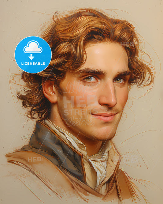 Alexander, the Great, 356 BCE - 323 BCE, a portrait of a man