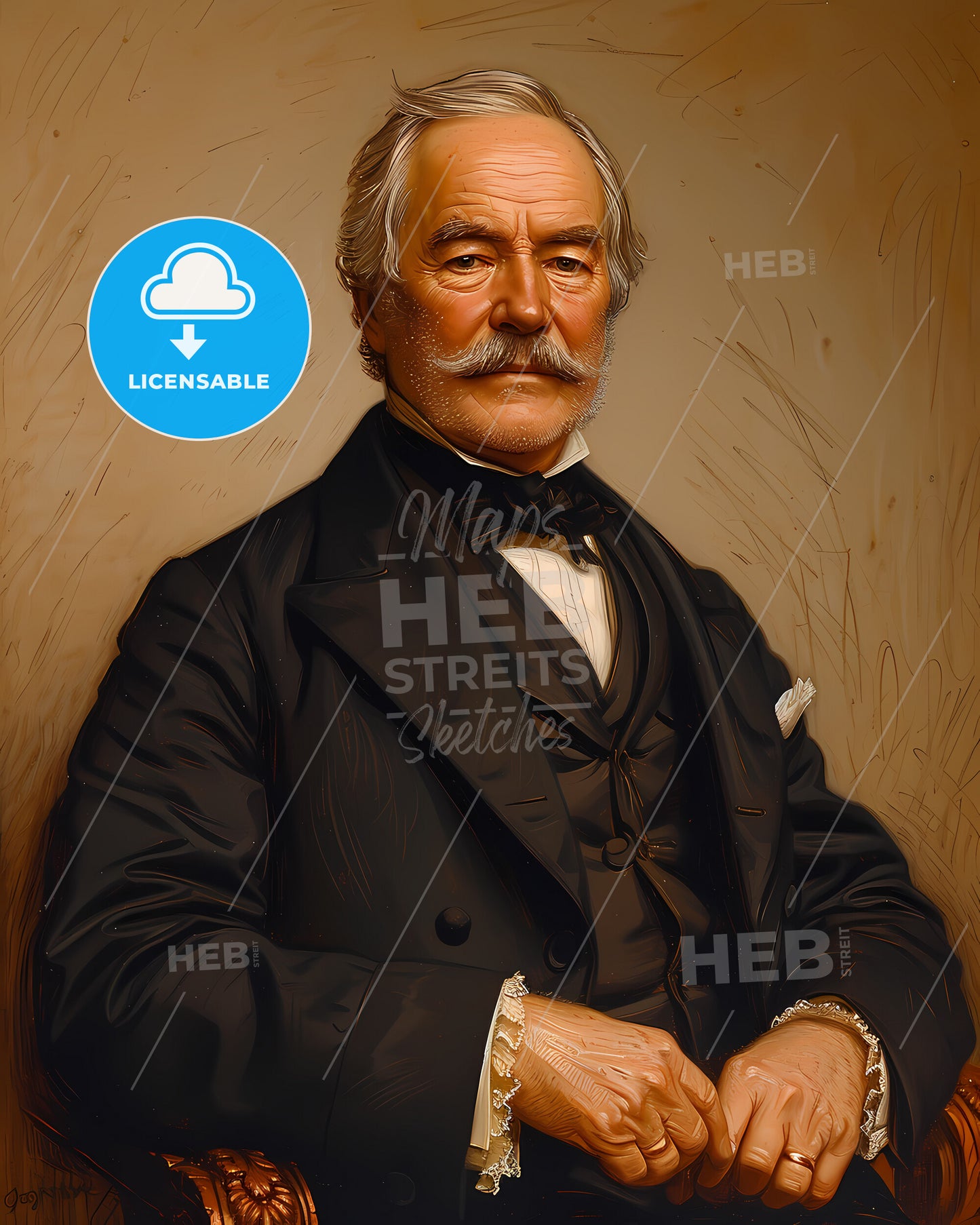 John Franklin, Jameson, 1859 - 1937, a man in a suit