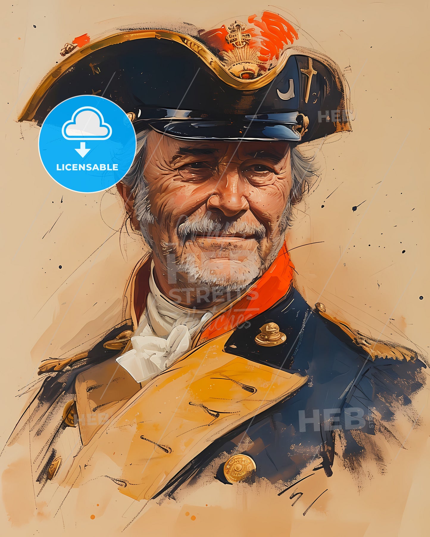 Admiral, George Anson, 1697 - 1762, a man in a military uniform