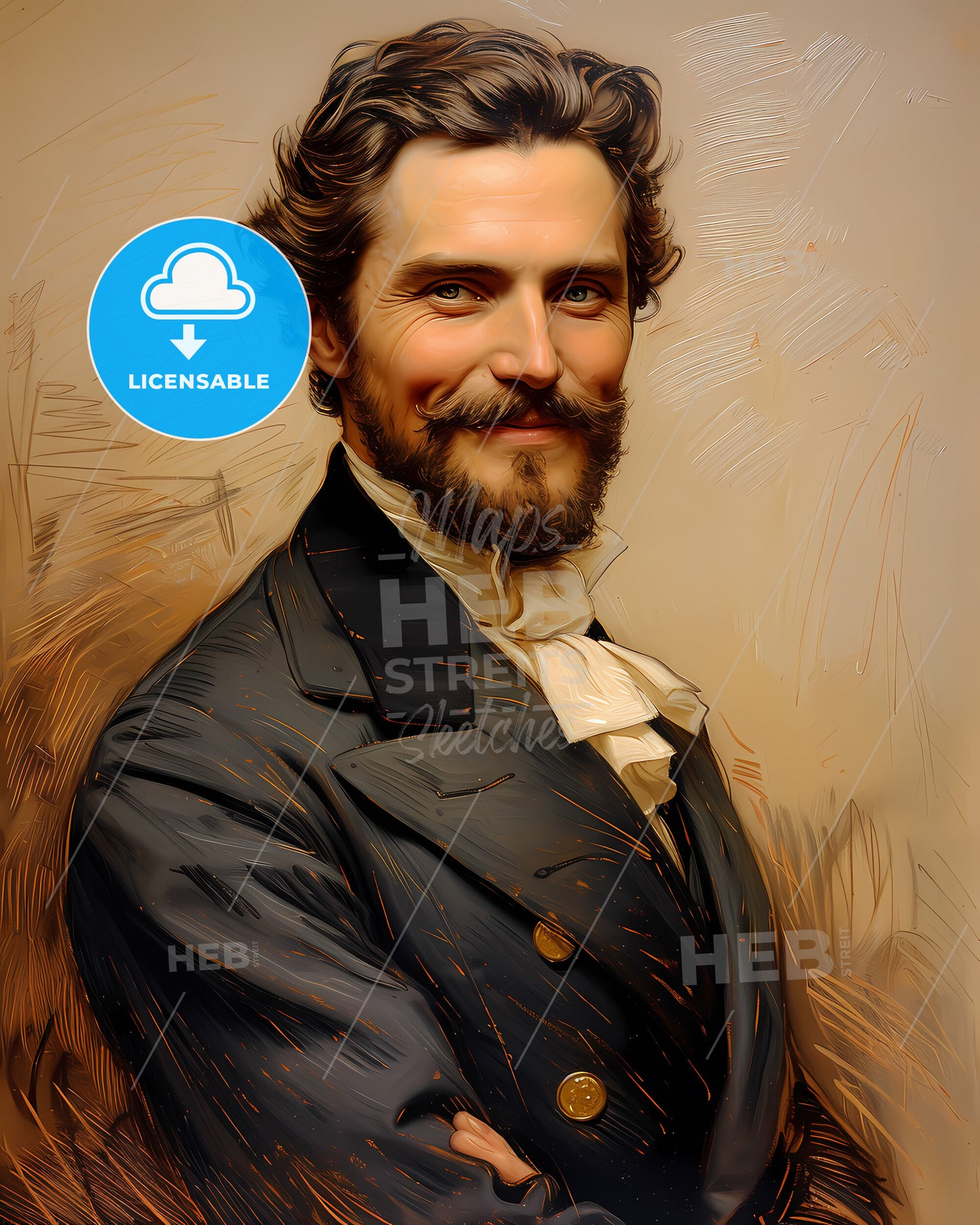 Admiral, Matthew Perry, 1794 - 1858, a man in a suit