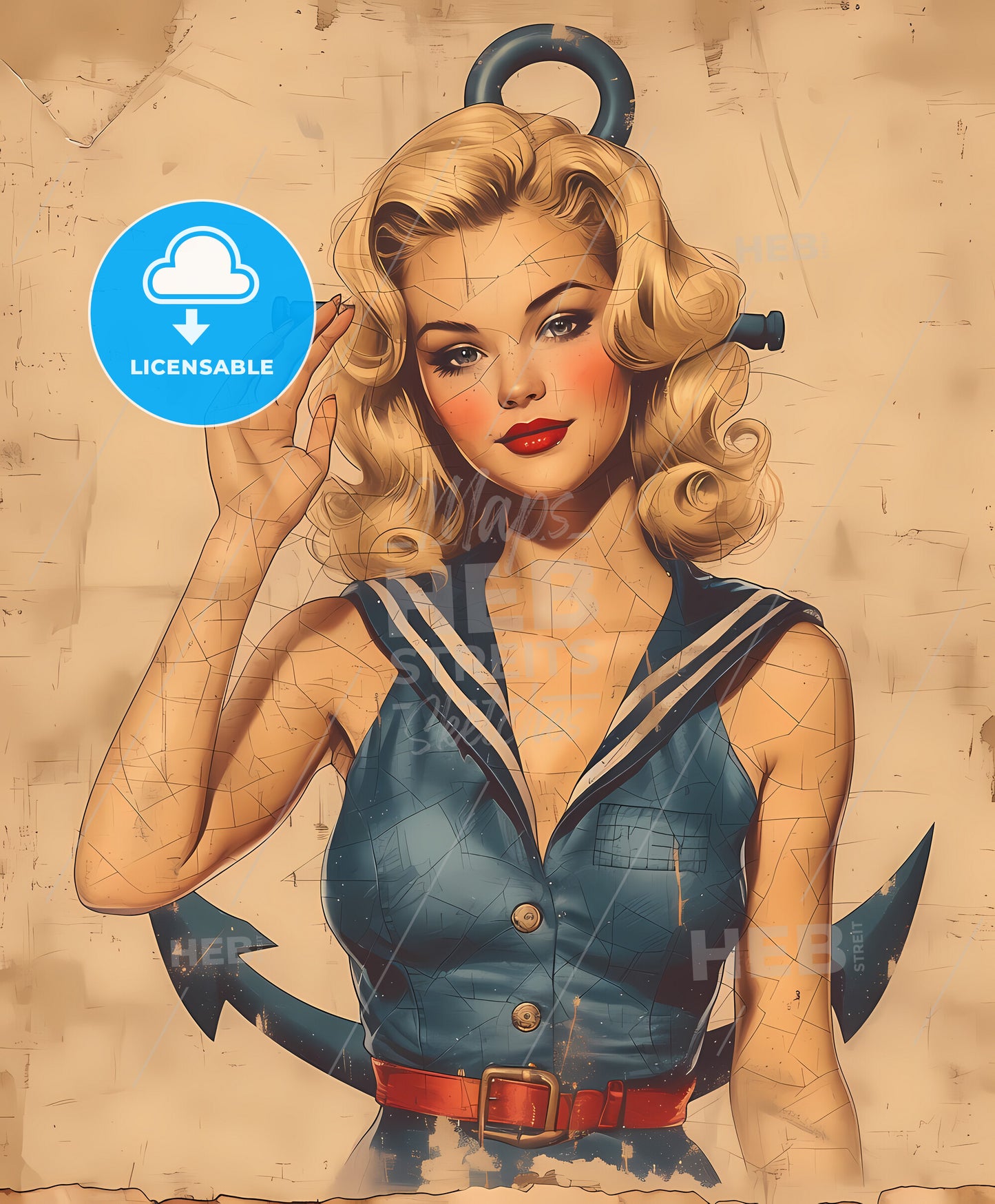 sailor, girl, a woman in a sailor outfit