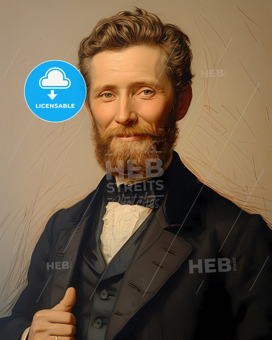 Fridtjof, Nansen, 1861 - 1930, a man in a suit