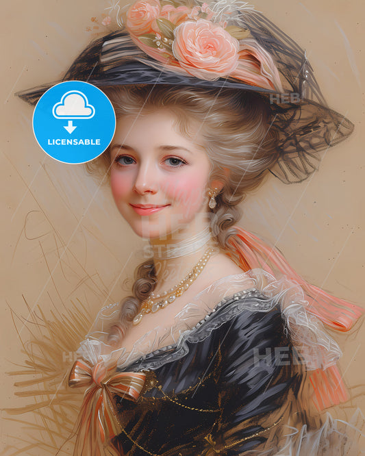 Marie, Antoinette, 1755 - 1793, a woman in a hat